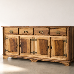buffet de madeira rustico 2.0 x 0.50 x 0.90 Canela BF10 (1)