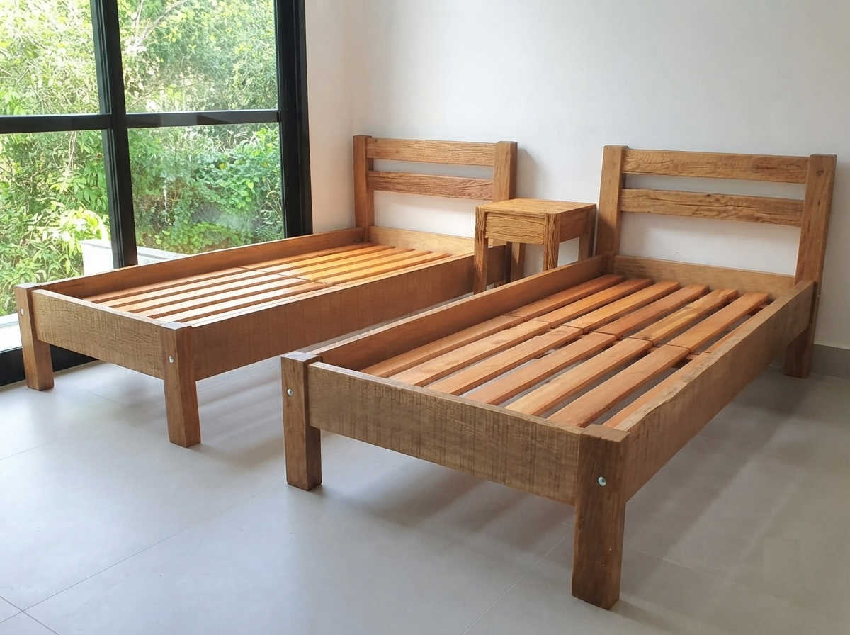 Cama de Madeira modelo CQ16 - Imagem 5