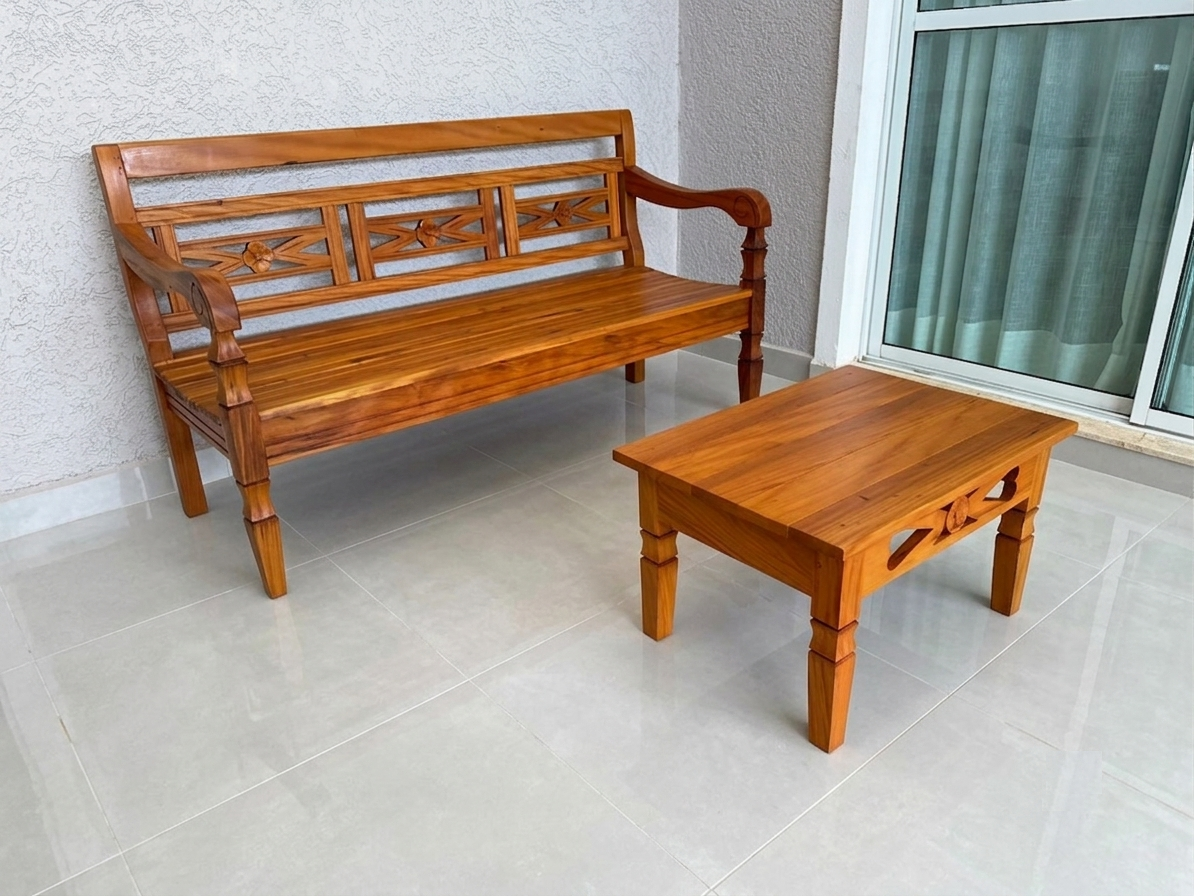 Banco de Madeira modelo BC32 - Imagem 4