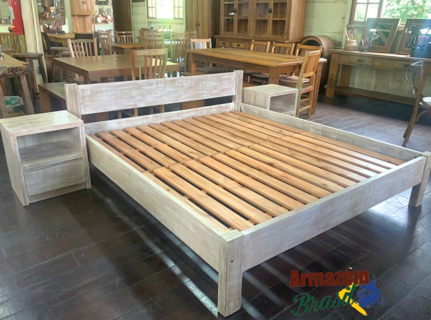 Cama de Madeira modelo CQ16 - Imagem 6
