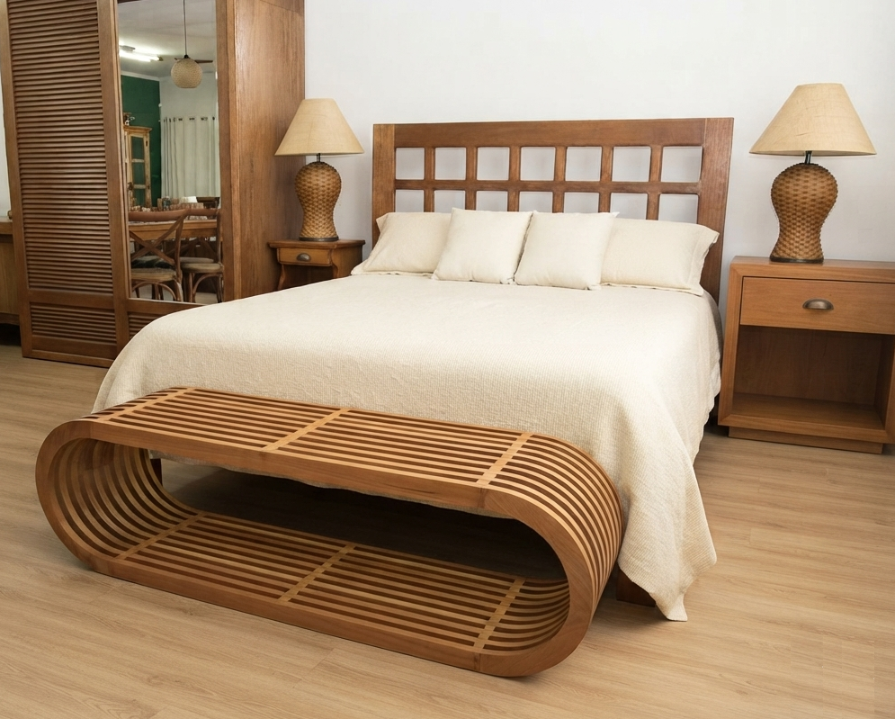 Cama de Madeira modelo CQ03