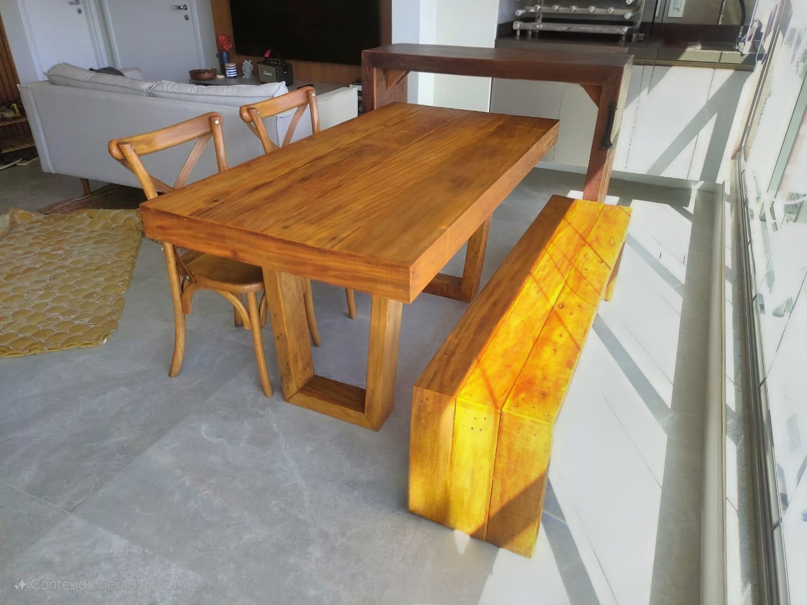 Mesa de Madeira modelo MJ92 - Imagem 3