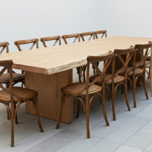 mesa 3.40 x 1.0 com cadeira paris importada MJ49-340