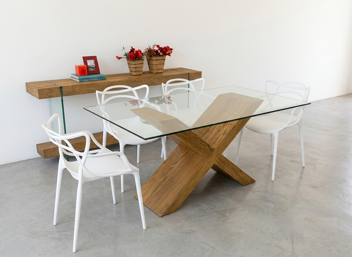 Mesa de Vidro modelo MJ73