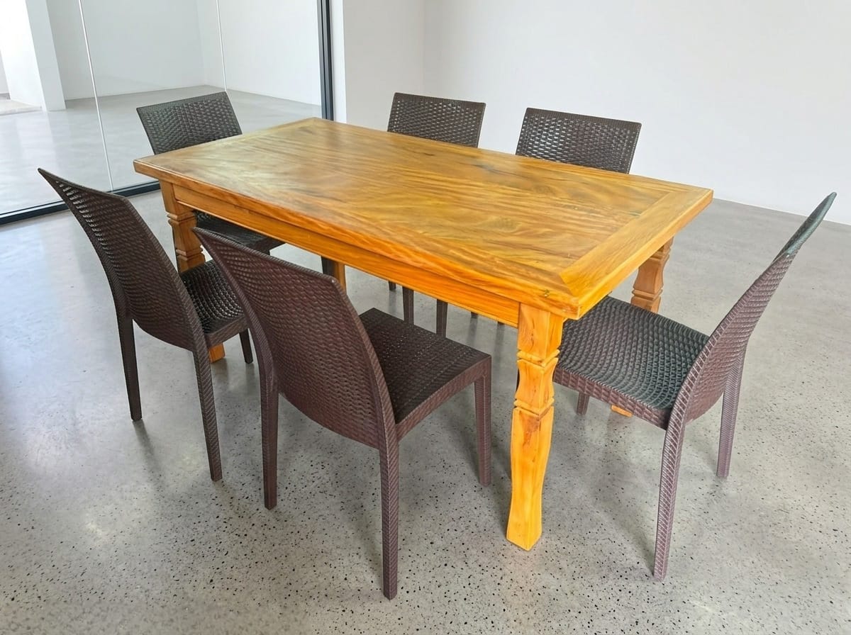 Mesa de madeira modelo MJ45