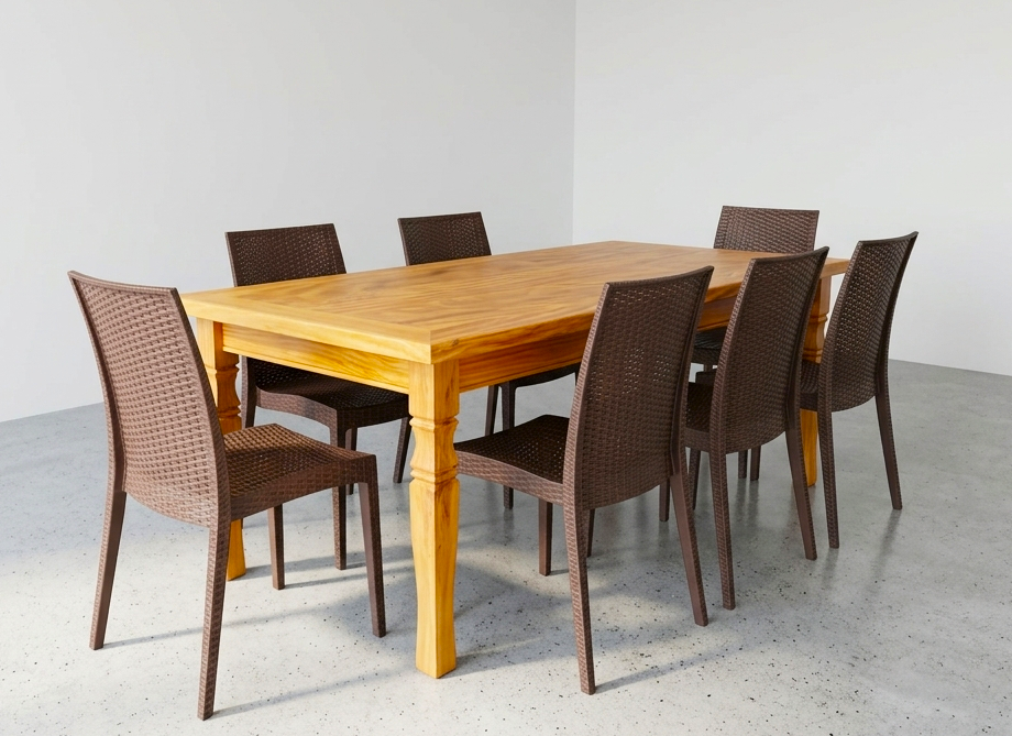 Mesa de madeira modelo MJ45 - Imagem 4